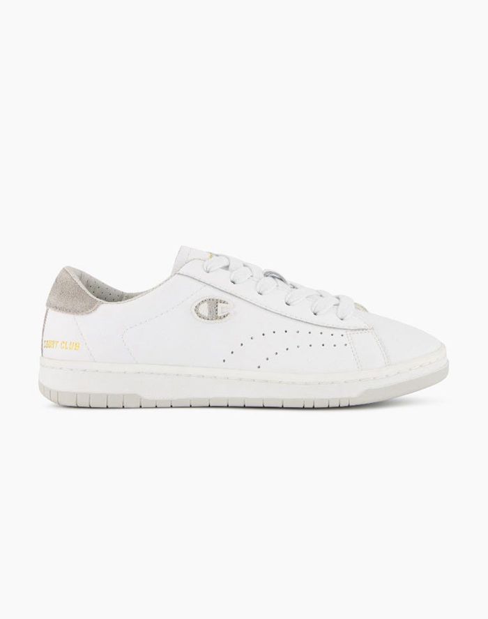 Champion Club Court Colour Back Tab Sneakers Dames - Wit - Belgie 2951JNCQG